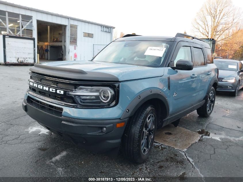 2021 Ford Bronco Sport Outer Banks VIN: 3FMCR9C64MRB08825 Lot: 38187913