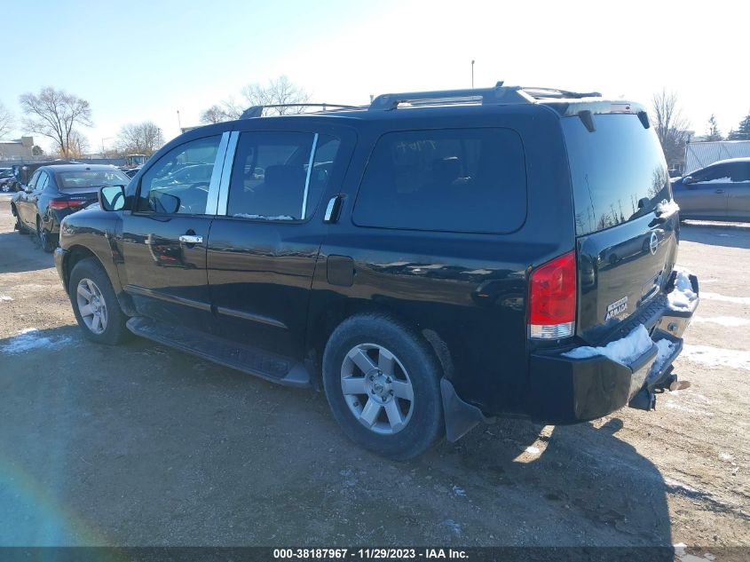 2004 Nissan Pathfinder Armada Le VIN: 5N1AA08B34N716984 Lot: 38187967