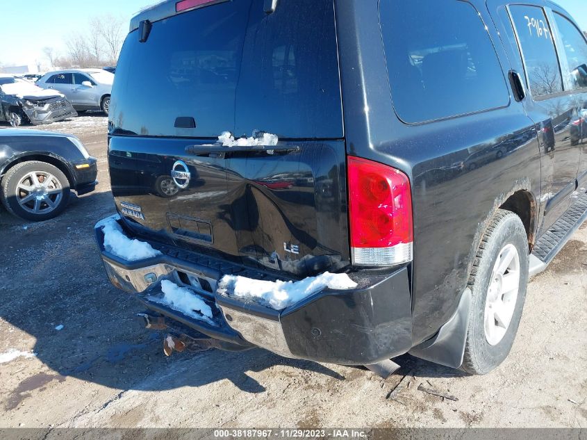 2004 Nissan Pathfinder Armada Le VIN: 5N1AA08B34N716984 Lot: 38187967