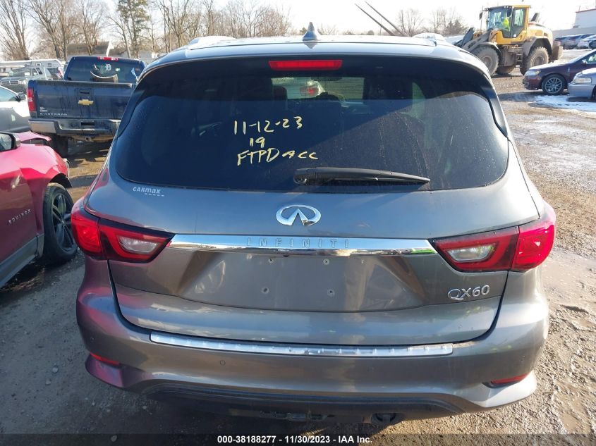 2019 Infiniti Qx60 Luxe VIN: 5N1DL0MM9KC511189 Lot: 38188277