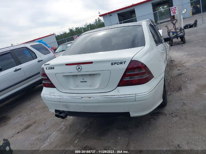 2007 Mercedes-Benz C 280 Luxury VIN: WDBRF54H67F857660 Lot: 38188737