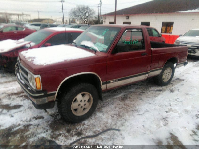 1991 Chevrolet S Truck S10 VIN: 1GCCT14Z7M2200385 Lot: 38188868