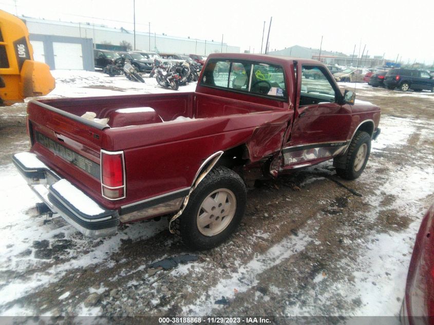 1991 Chevrolet S Truck S10 VIN: 1GCCT14Z7M2200385 Lot: 38188868