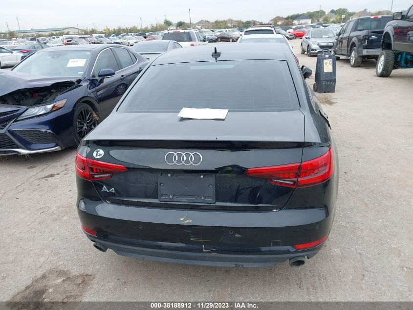 2018 Audi A4 2.0T Tech Ultra Premium/2.0T Ultra Premium VIN: WAULMAF41JA070567 Lot: 38979236