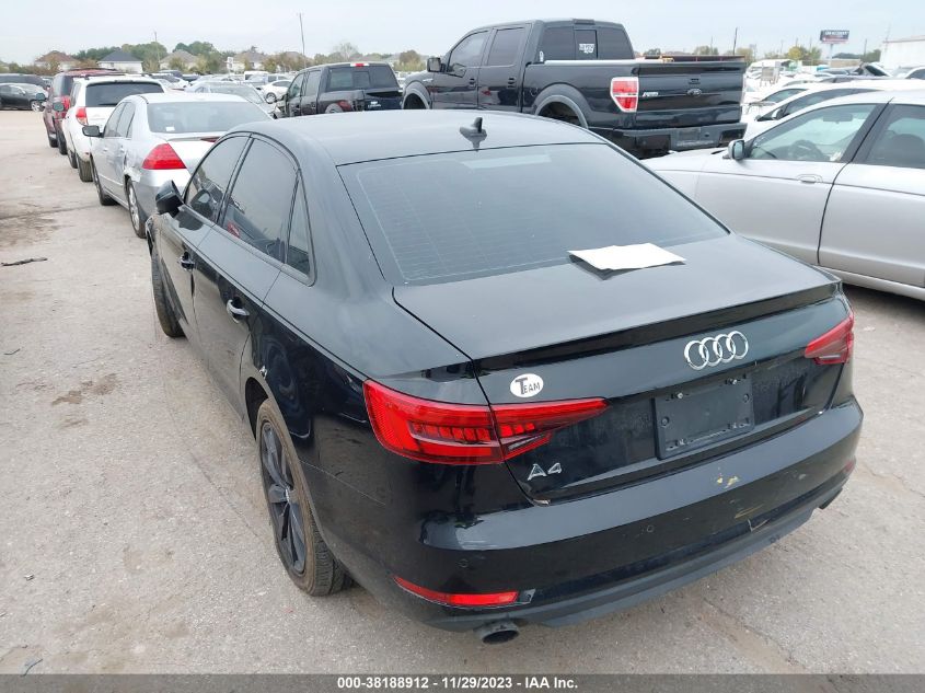 2018 Audi A4 2.0T Tech Ultra Premium/2.0T Ultra Premium VIN: WAULMAF41JA070567 Lot: 38979236