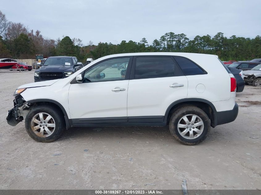 2012 Kia Sorento Lx VIN: 5XYKT3A11CG246918 Lot: 38189267