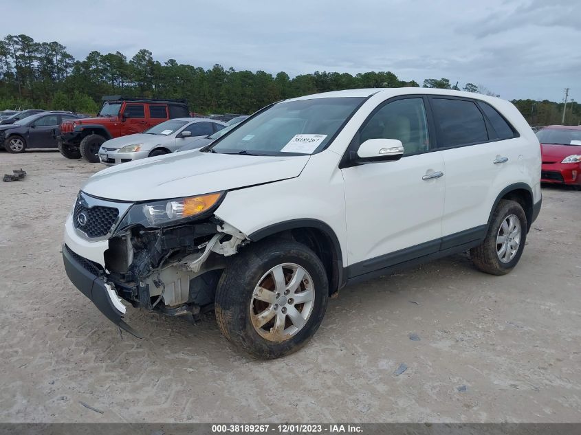 2012 Kia Sorento Lx VIN: 5XYKT3A11CG246918 Lot: 38189267