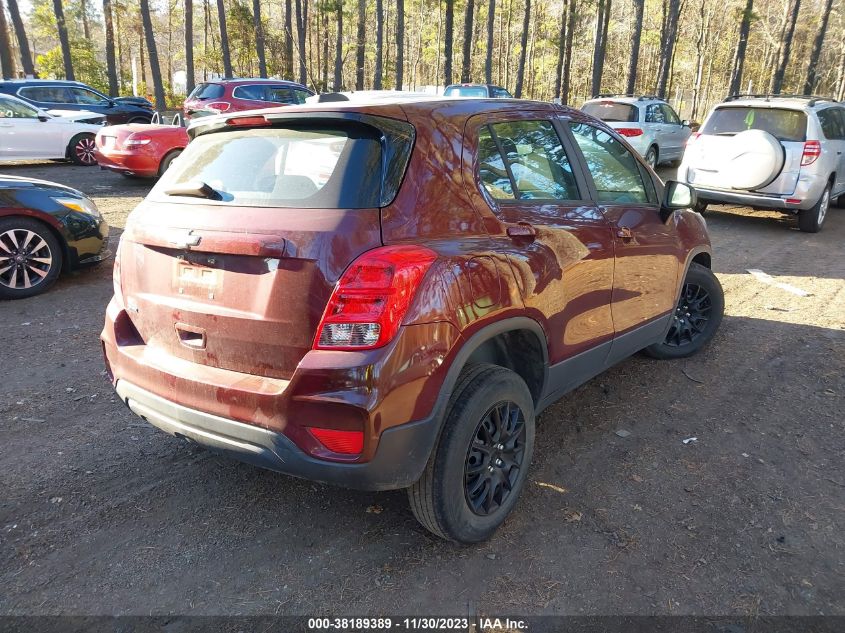 2017 Chevrolet Trax Ls VIN: 3GNCJKSB2HL273211 Lot: 38189389