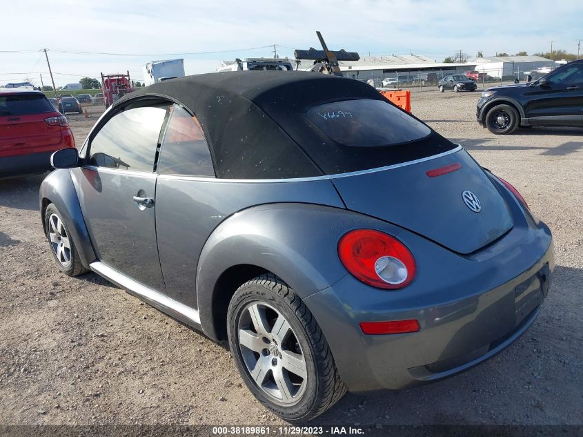 2006 Volkswagen New Beetle 2.5 VIN: 3VWRF31Y26M327255 Lot: 39233560