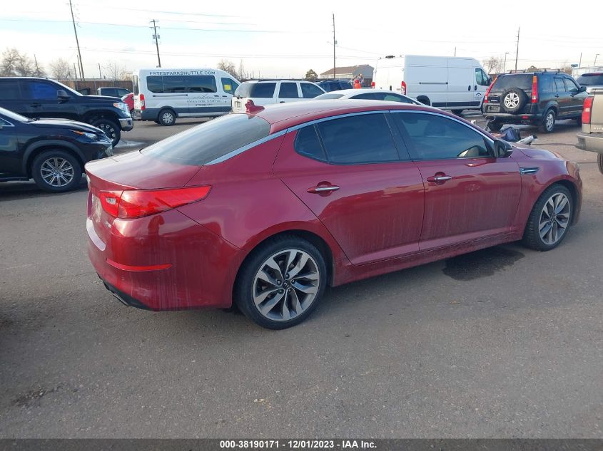 2014 Kia Optima Sx VIN: 5XXGR4A75EG335901 Lot: 38190171