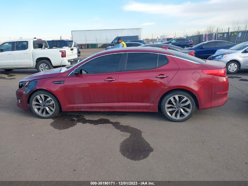 2014 Kia Optima Sx VIN: 5XXGR4A75EG335901 Lot: 38190171