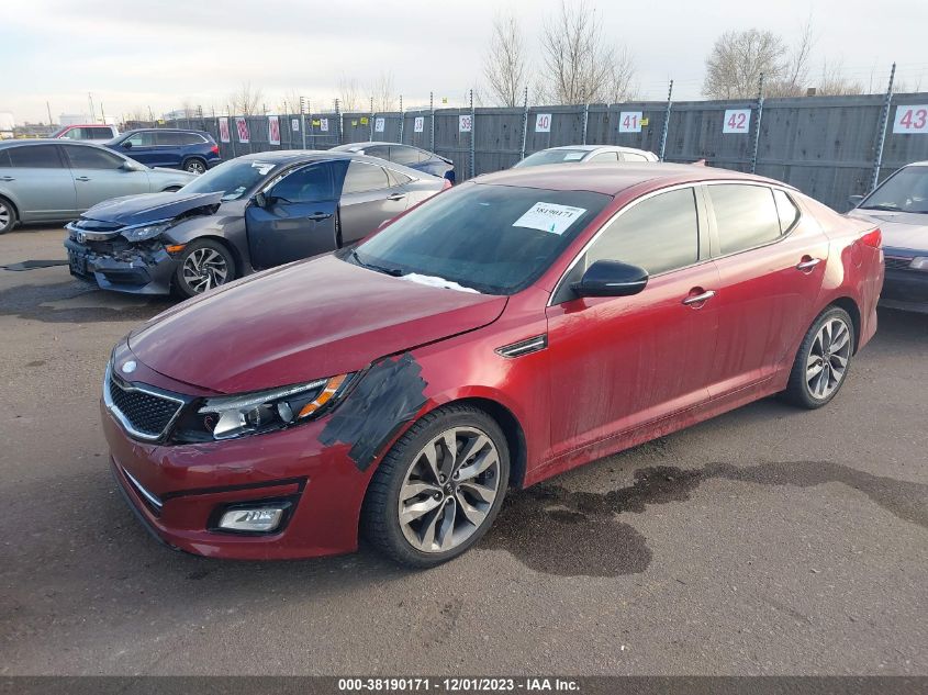 2014 Kia Optima Sx VIN: 5XXGR4A75EG335901 Lot: 38190171