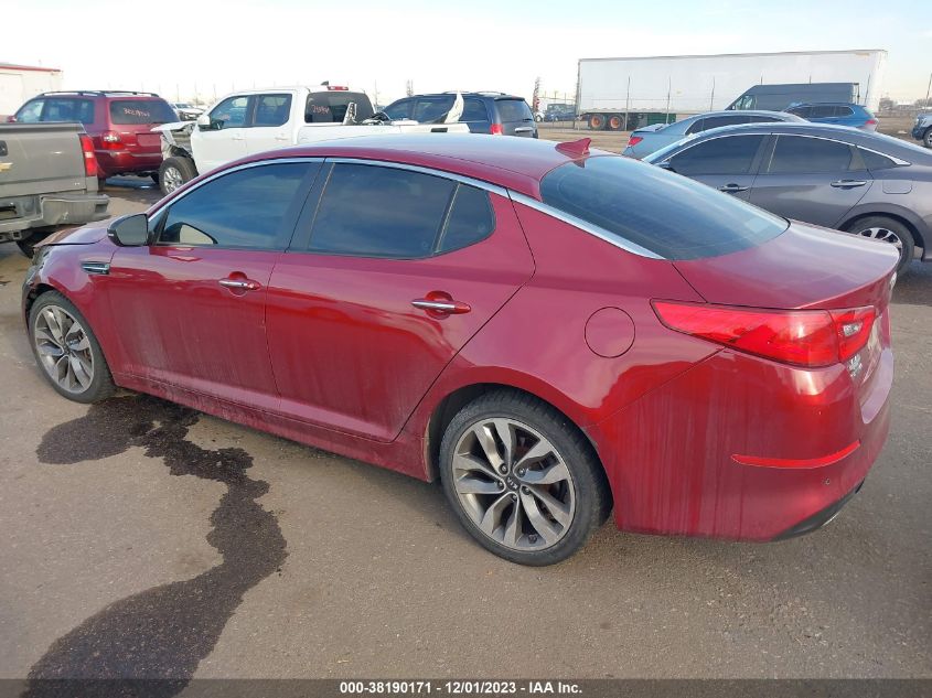 2014 Kia Optima Sx VIN: 5XXGR4A75EG335901 Lot: 38190171