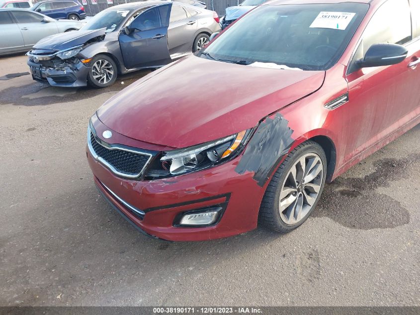 2014 Kia Optima Sx VIN: 5XXGR4A75EG335901 Lot: 38190171