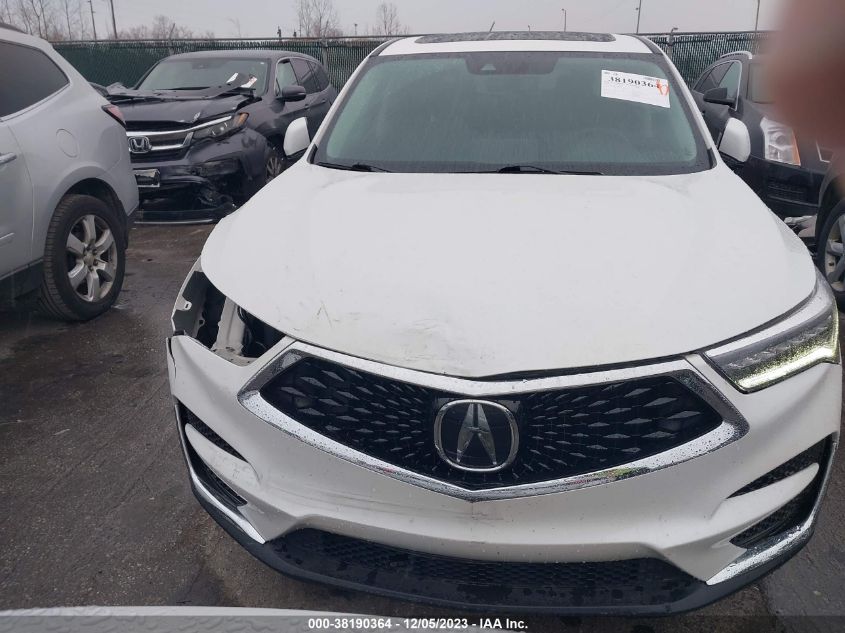 2020 Acura Rdx Technology Package VIN: 5J8TC2H53LL038097 Lot: 38190364