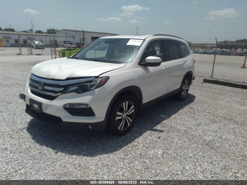 2016 Honda Pilot Exln VIN: 5FNYF6H78GB508220 Lot: 11540766
