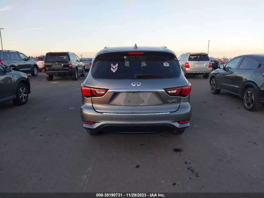 2019 Infiniti Qx60 Luxe VIN: 5N1DL0MMXKC506065 Lot: 38190731