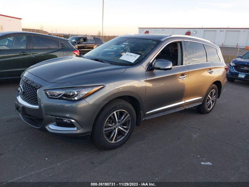 2019 Infiniti Qx60 Luxe VIN: 5N1DL0MMXKC506065 Lot: 38190731