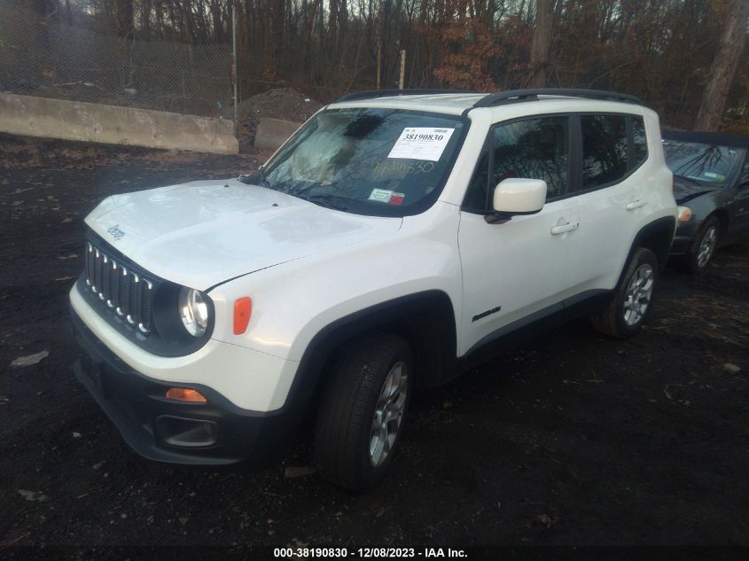 2018 Jeep Renegade Latitude 4X4 VIN: ZACCJBBB5JPG73494 Lot: 38190830