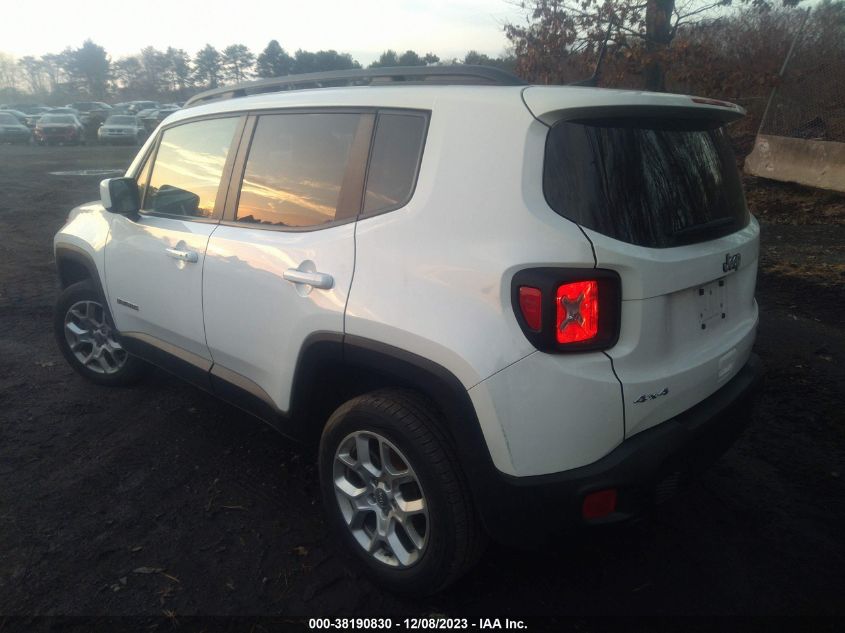 2018 Jeep Renegade Latitude 4X4 VIN: ZACCJBBB5JPG73494 Lot: 38190830