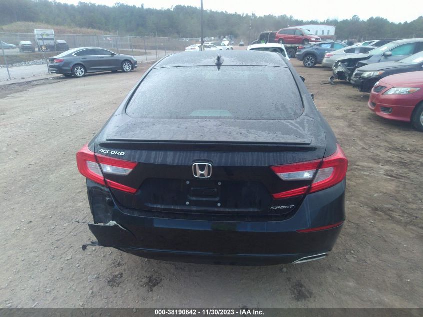 2021 Honda Accord Sport VIN: 1HGCV1F3XMA033997 Lot: 38190842