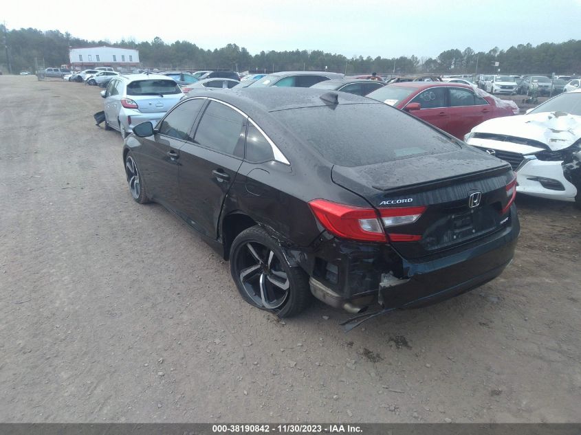 2021 Honda Accord Sport VIN: 1HGCV1F3XMA033997 Lot: 38190842