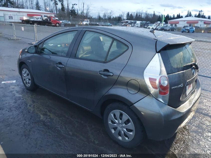 2014 Toyota Prius C One/Three/Two/Four VIN: JTDKDTB38E1572022 Lot: 38191024