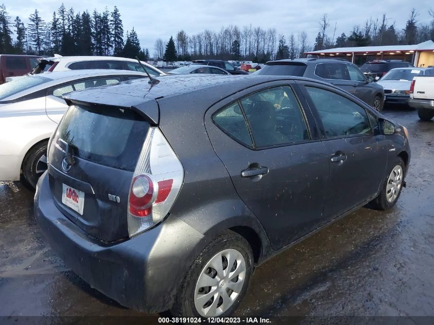 2014 Toyota Prius C One/Three/Two/Four VIN: JTDKDTB38E1572022 Lot: 38191024