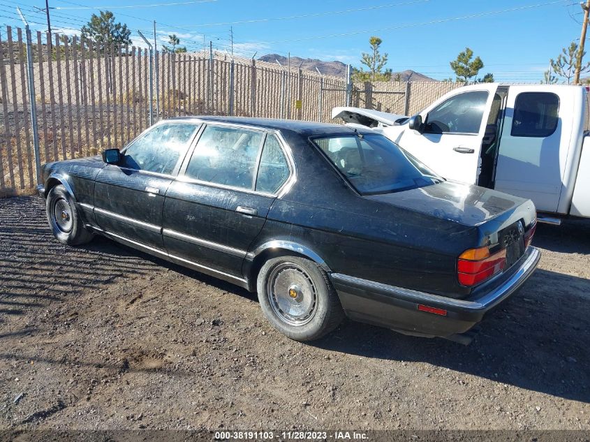 1989 BMW 750 Il VIN: WBAGC8319K2769044 Lot: 38191103