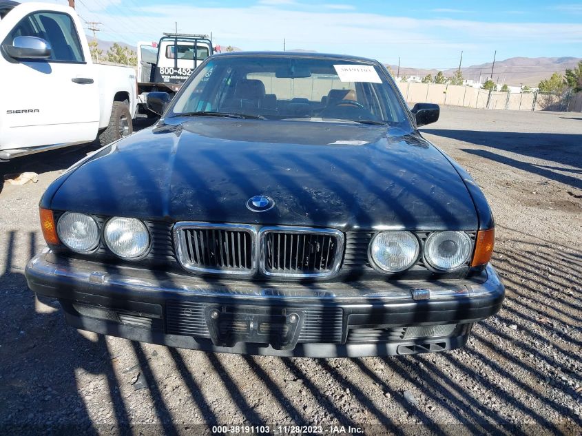 1989 BMW 750 Il VIN: WBAGC8319K2769044 Lot: 38191103