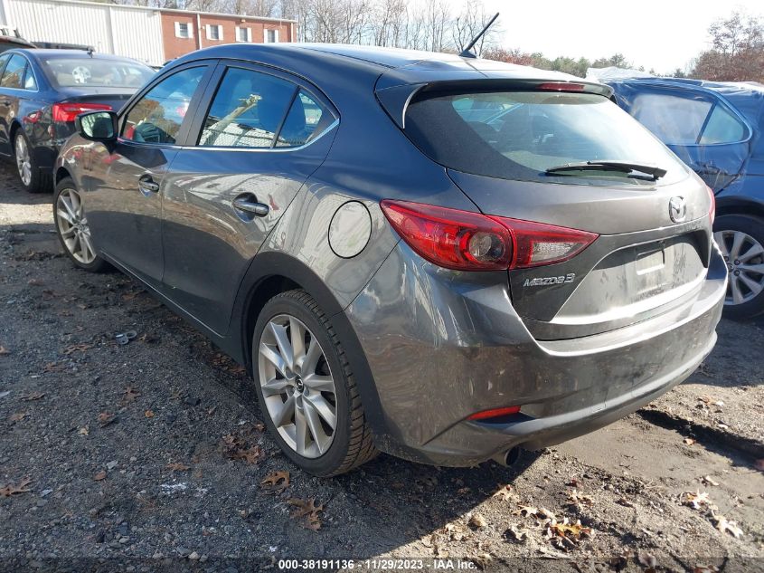 2017 Mazda Mazda3 Touring 2.5 VIN: 3MZBN1L36HM142428 Lot: 38191136