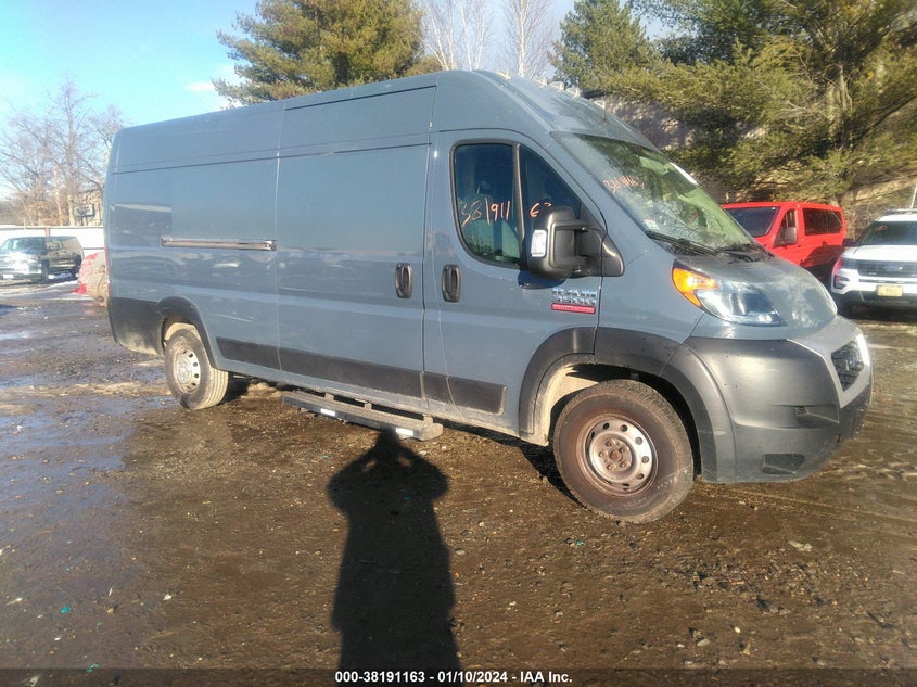 2020 Ram Promaster 3500 Cargo Van High Roof 159 Wb Ext VIN: 3C6URVJG2LE136522 Lot: 38191163