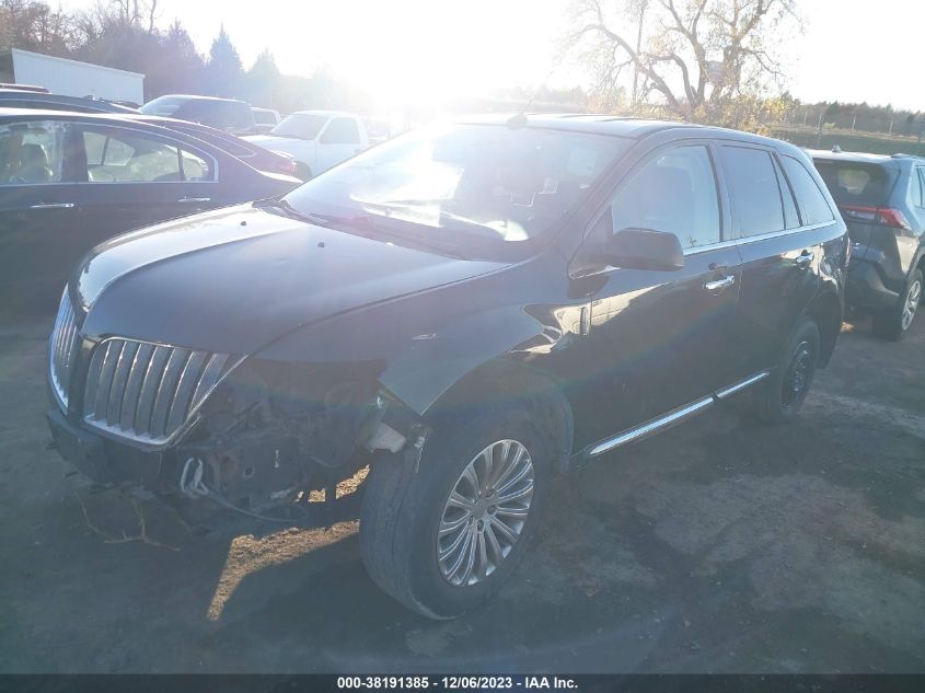 2012 Lincoln Mkx VIN: 2LMDJ6JK3CBL10194 Lot: 38191385