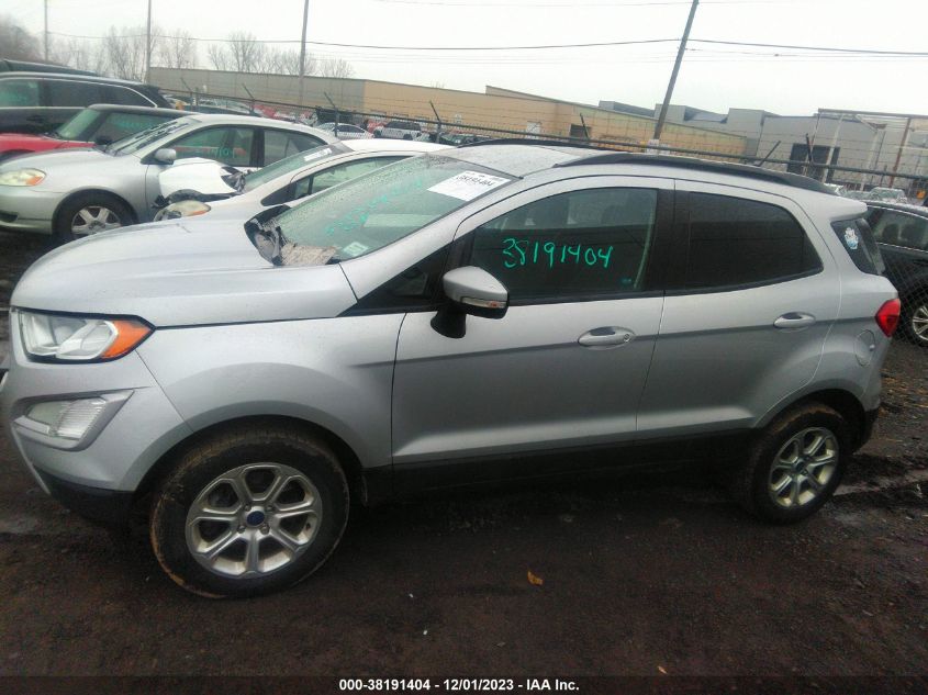 2018 Ford Ecosport Se VIN: MAJ6P1UL1JC243970 Lot: 38191404