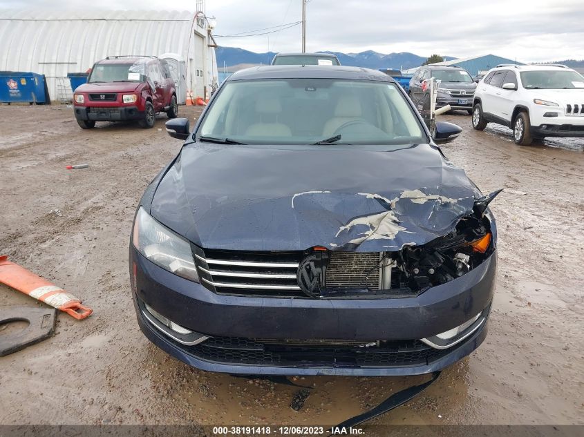 2012 Volkswagen Passat 2.0L Tdi Sel Premium VIN: 1VWCN7A32CC086850 Lot: 38191418