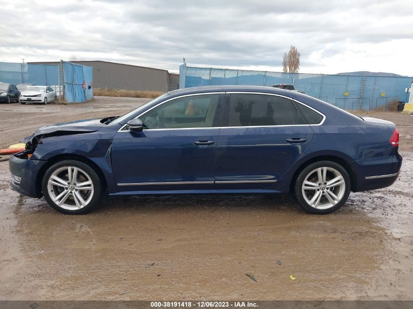 1VWCN7A32CC086850 2012 Volkswagen Passat 2.0L Tdi Sel Premium