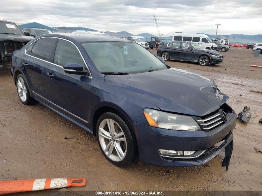 2012 Volkswagen Passat 2.0L Tdi Sel Premium VIN: 1VWCN7A32CC086850 Lot: 38191418