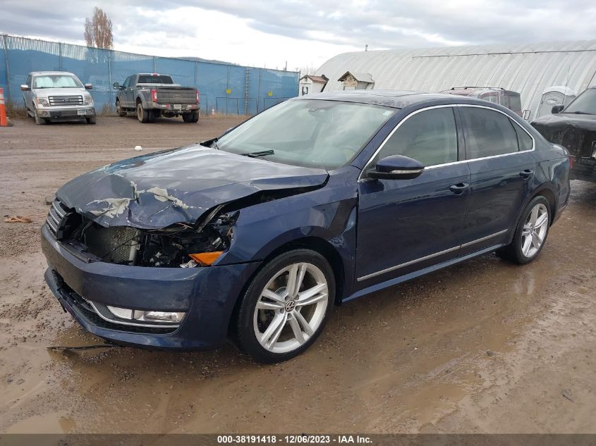 1VWCN7A32CC086850 2012 Volkswagen Passat 2.0L Tdi Sel Premium