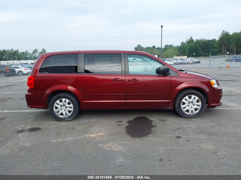 2017 Dodge Grand Caravan Se VIN: 2C4RDGBG8HR836526 Lot: 38191459