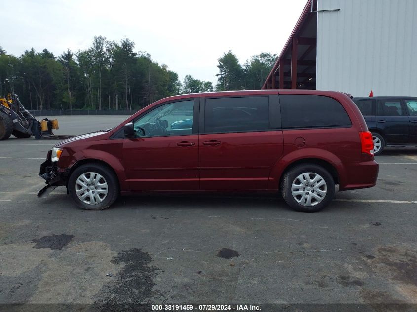 2017 Dodge Grand Caravan Se VIN: 2C4RDGBG8HR836526 Lot: 38191459