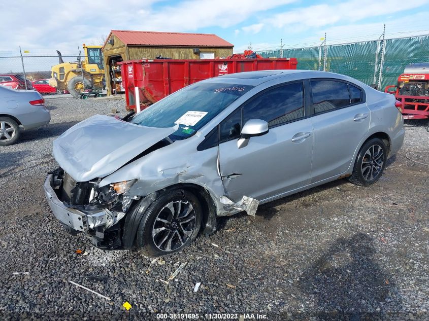 2013 Honda Civic Ex-L VIN: 19XFB2F92DE028515 Lot: 38191695