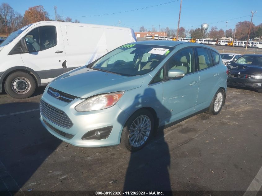 2013 Ford C-Max Hybrid Sel VIN: 1FADP5BU4DL515281 Lot: 38192320