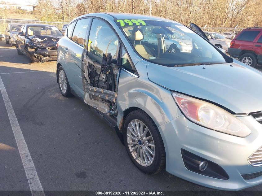 2013 Ford C-Max Hybrid Sel VIN: 1FADP5BU4DL515281 Lot: 38192320