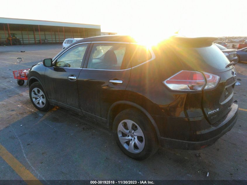 2015 Nissan Rogue S VIN: KNMAT2MT4FP517961 Lot: 38192518