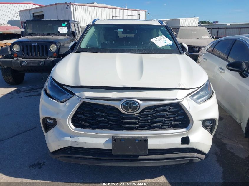 2021 Toyota Highlander Xle VIN: 5TDGZRAH0MS528475 Lot: 38192759