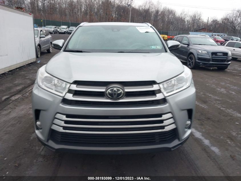 2018 Toyota Highlander Xle VIN: 5TDJZRFH8JS837783 Lot: 38193099