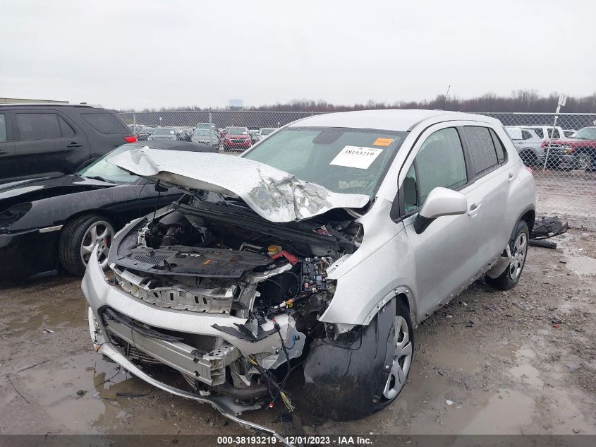 2019 Chevrolet Trax Ls VIN: 3GNCJKSB4KL168094 Lot: 38193219