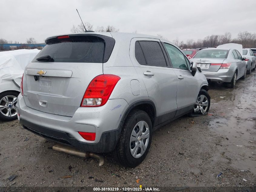 2019 Chevrolet Trax Ls VIN: 3GNCJKSB4KL168094 Lot: 38193219