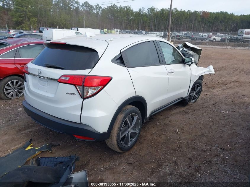 2021 Honda Hr-V Awd Ex VIN: 3CZRU6H59MM728282 Lot: 38193355