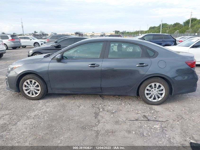 2021 Kia Forte Fe VIN: 3KPF24AD3ME275520 Lot: 38193631